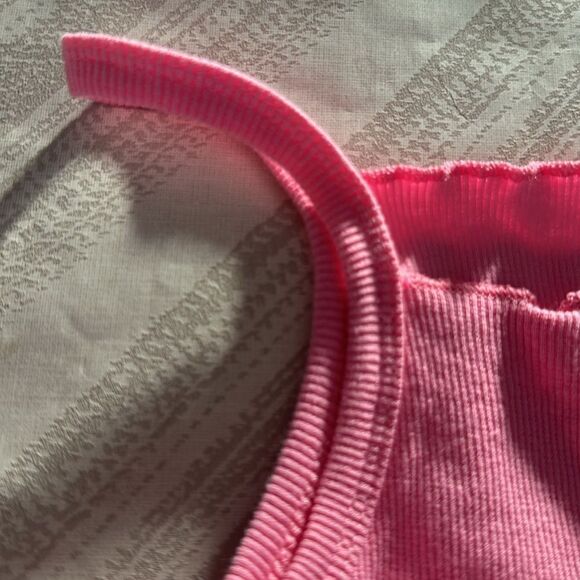 Sparkle by Stooper Girls Pink Tulle Strappy Rainbow Dress. Size 6x/7 - Picture 4 of 6